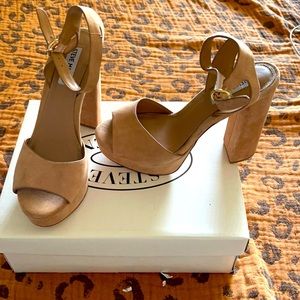 Nude shade heels